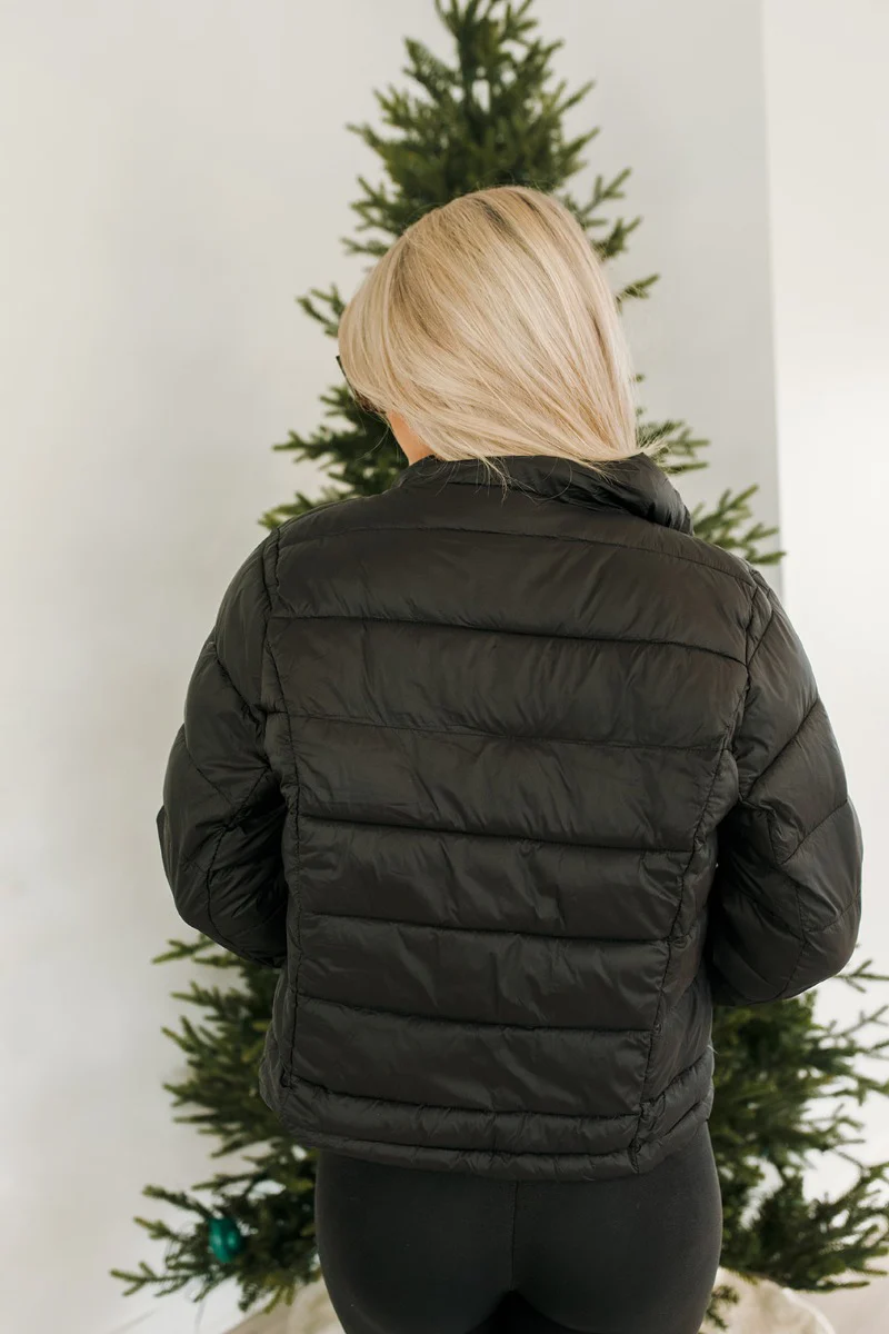 Next Adventure Puffer Jacket in Black - Image 5