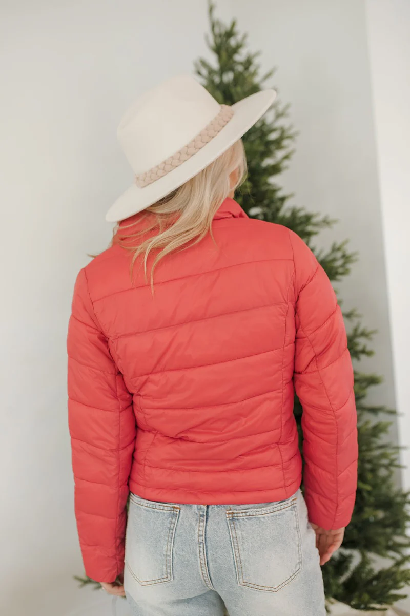 Next Adventure Puffer Jacket in Hibiscus - Image 5