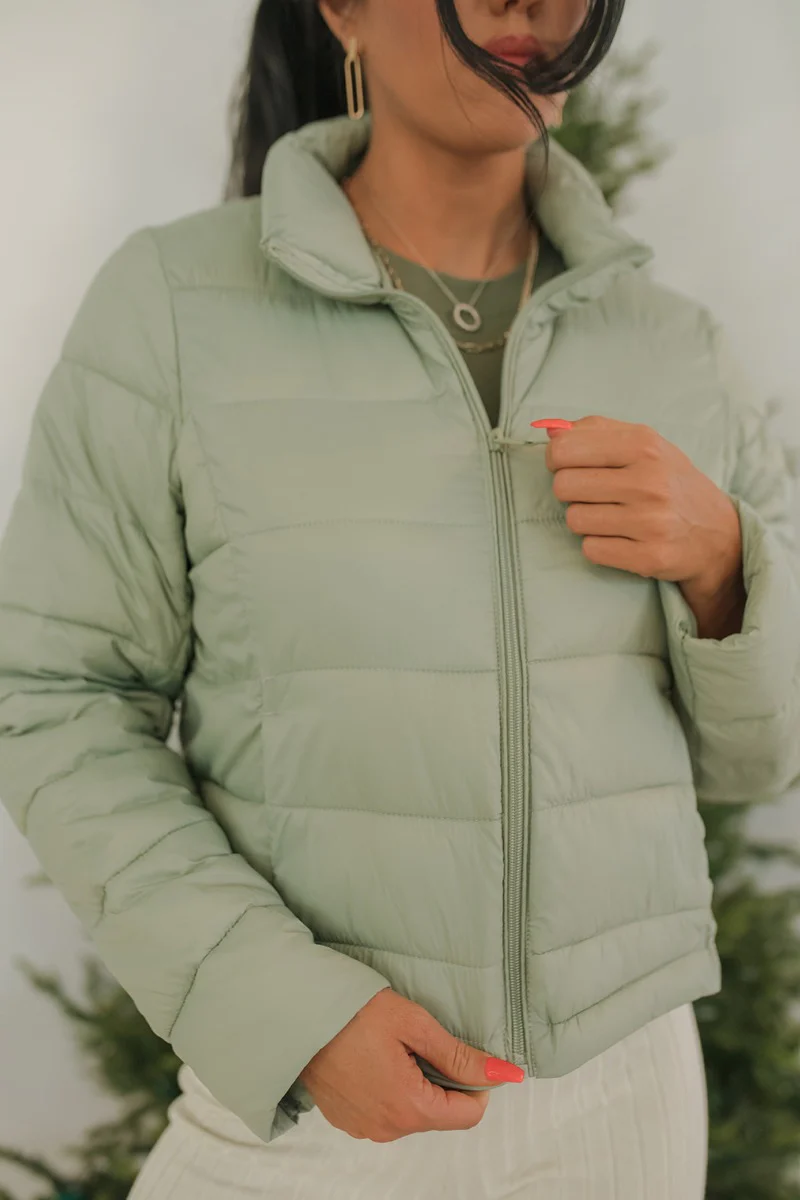 Next Adventure Puffer Jacket in Moss - Image 5