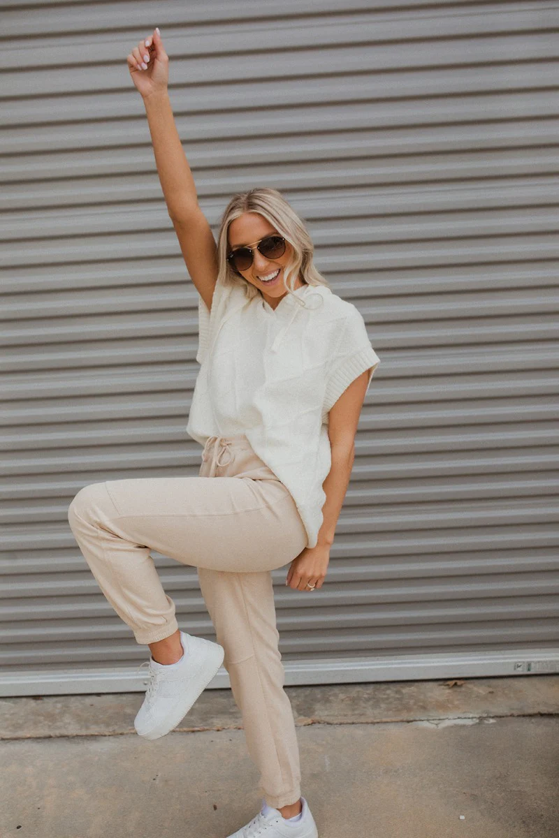 Next Time Suede Joggers - Image 2