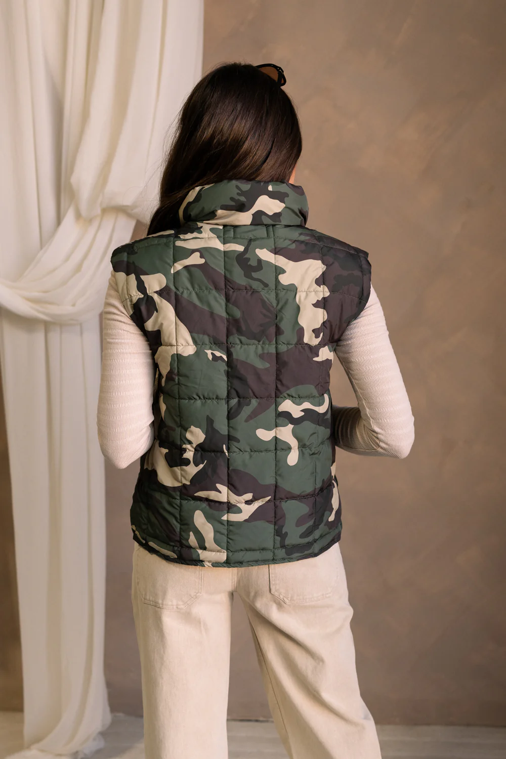 Nila Camo Puffer Vest - Image 10