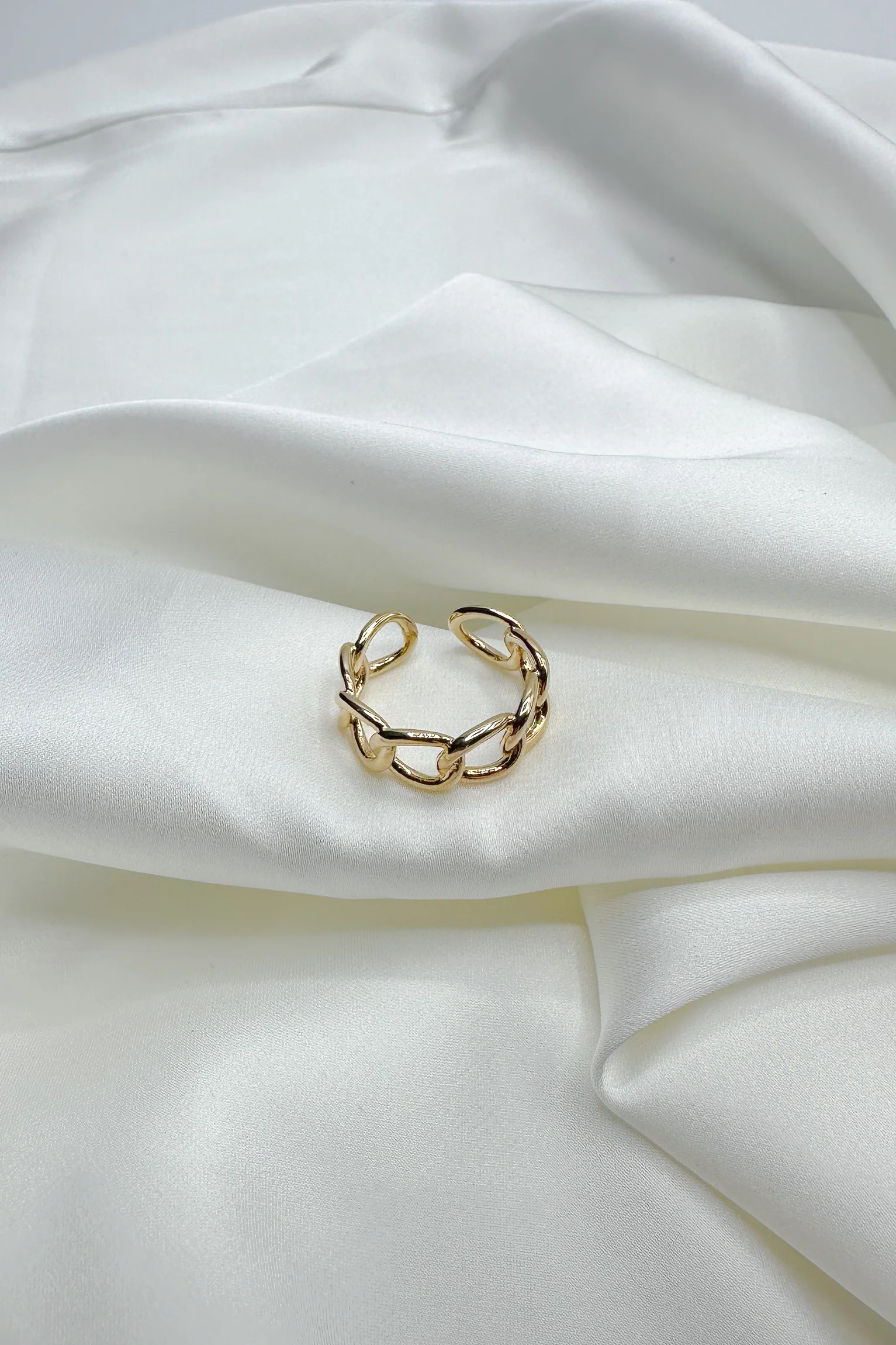 Nova Gold Chain Link Ring - Image 2