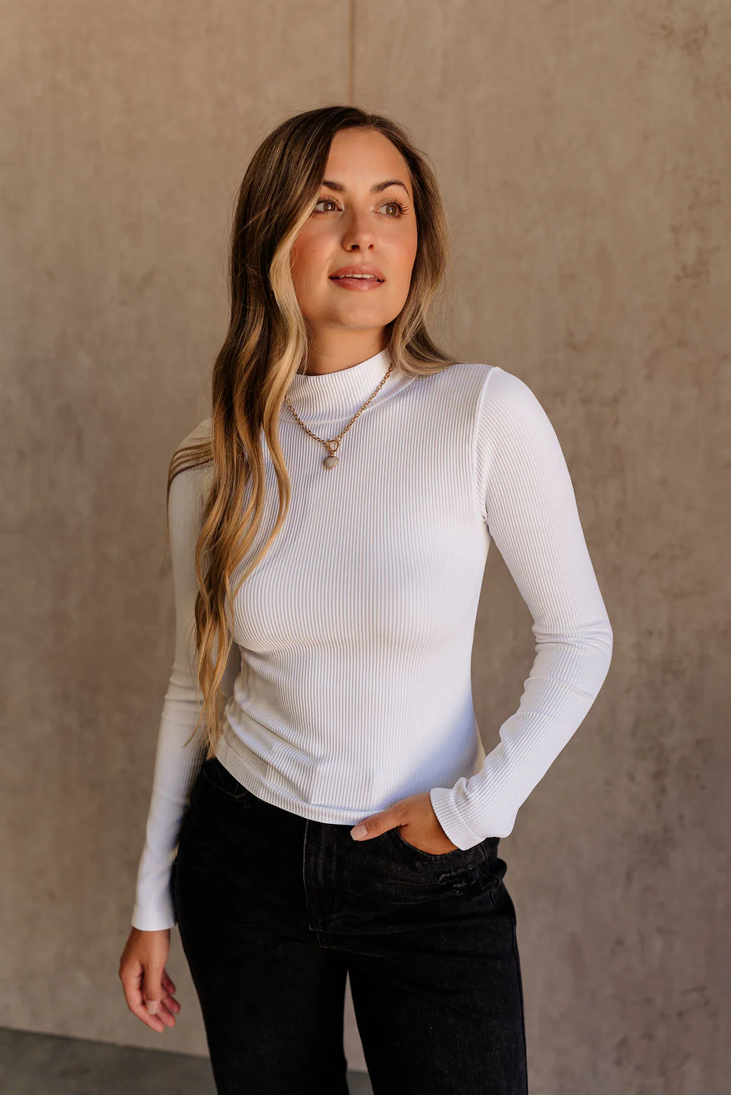 Maren Ribbed Long Sleeve Top - Image 11