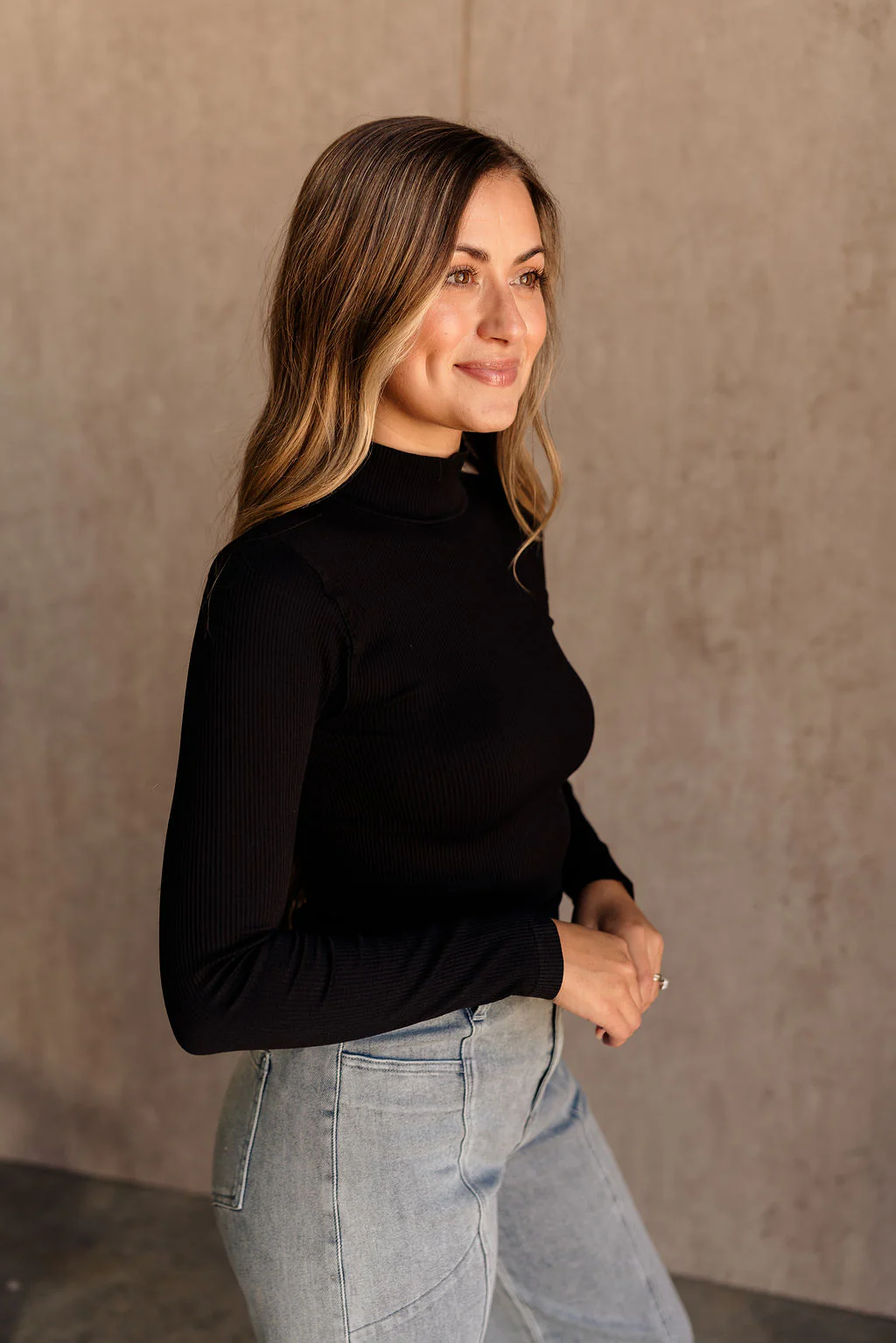 Maren Ribbed Long Sleeve Top - Image 6