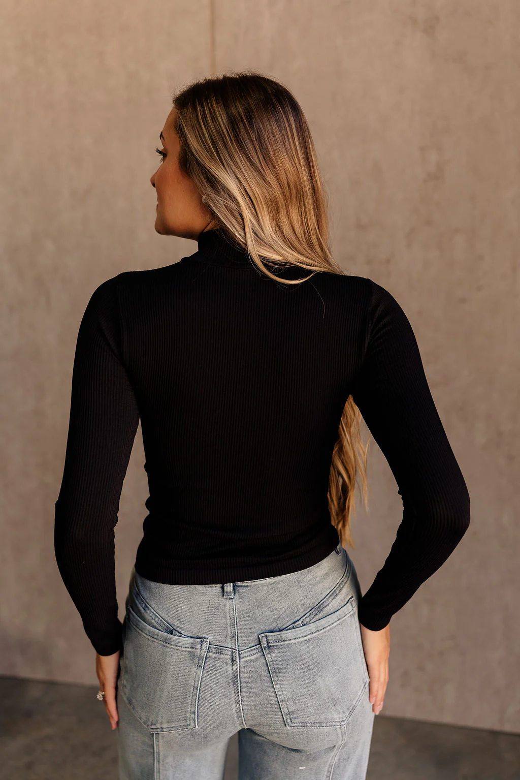 Maren Ribbed Long Sleeve Top - Image 8