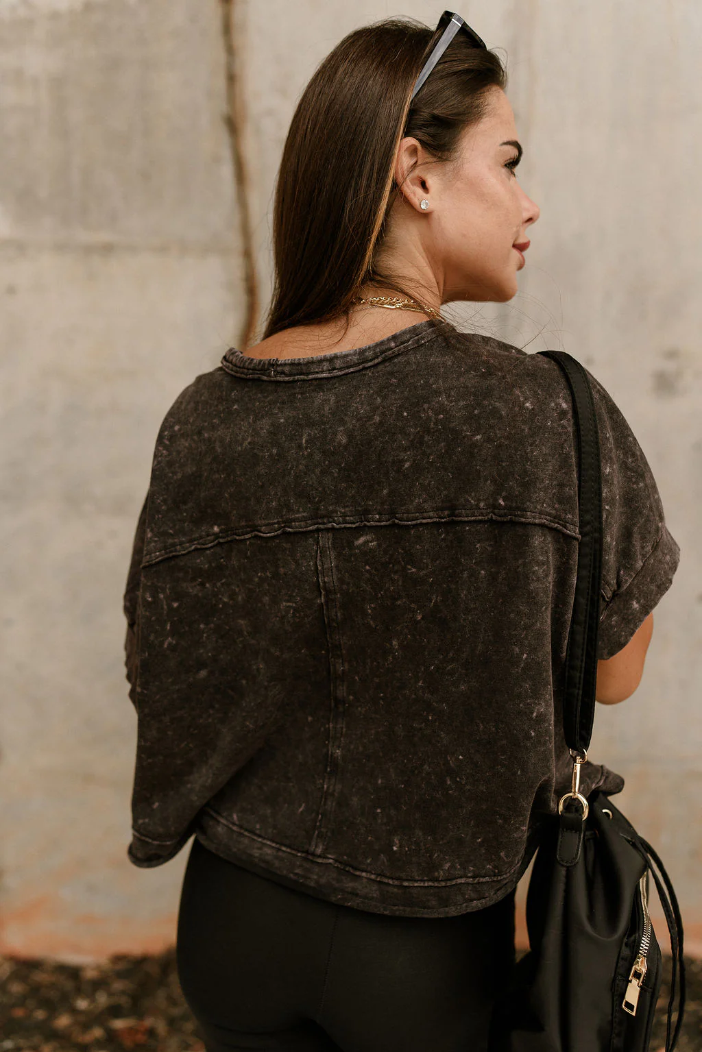 Kamila Washed Short Sleeve Top - Image 5