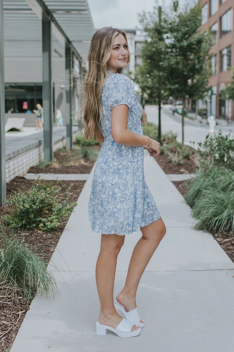 Ocean Boulevard Floral Dress - Image 3