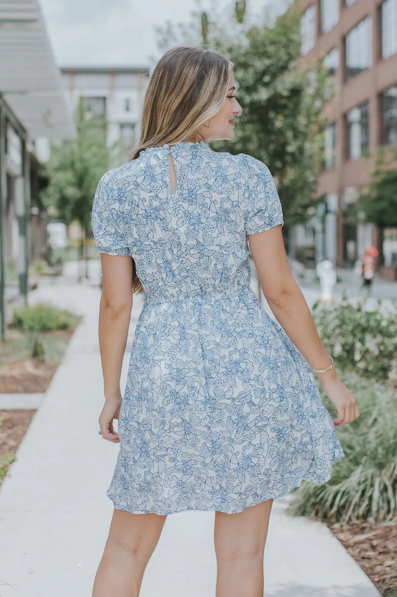 Ocean Boulevard Floral Dress - Image 4