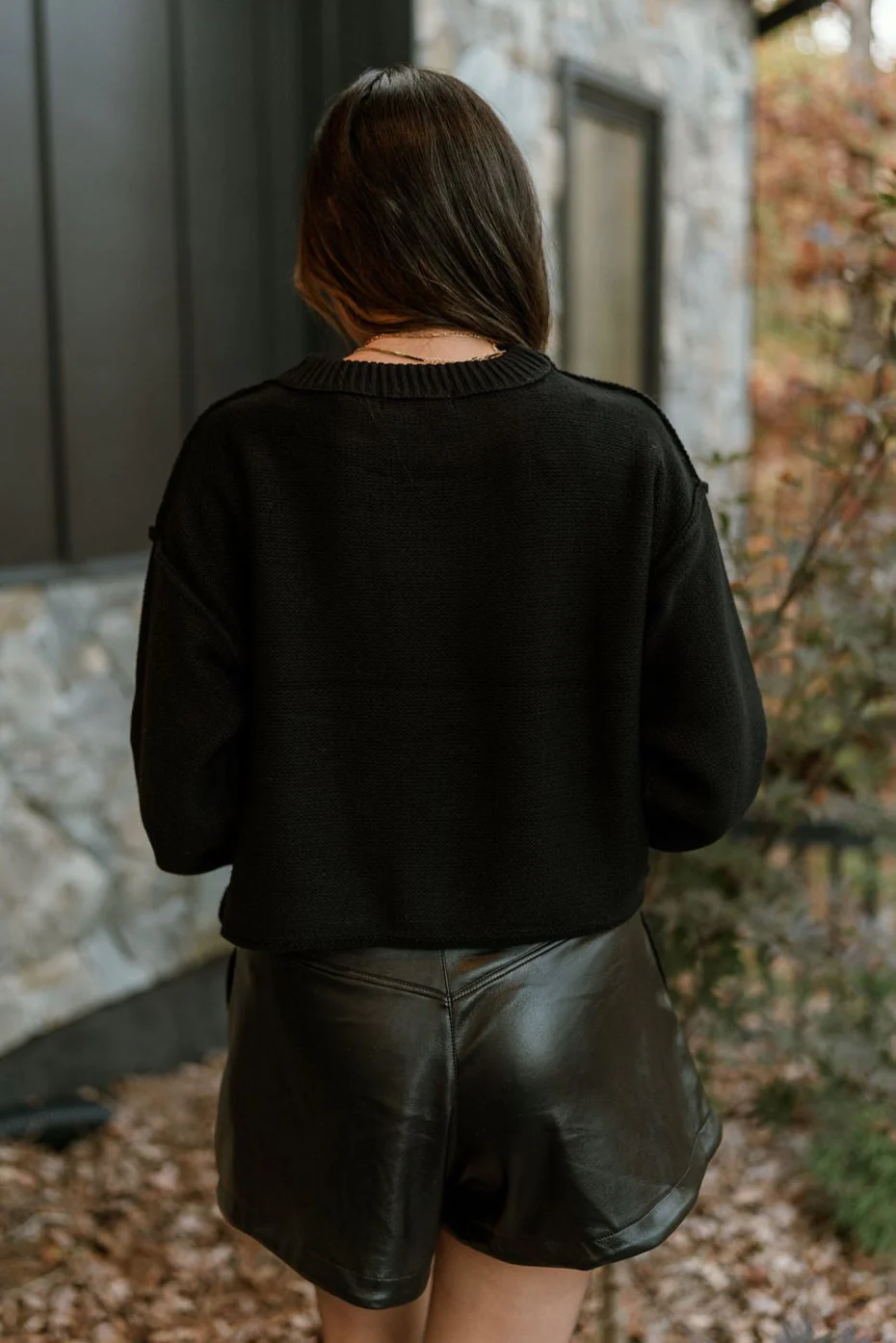 Olivia Black Long Sleeve Sweater - Image 5