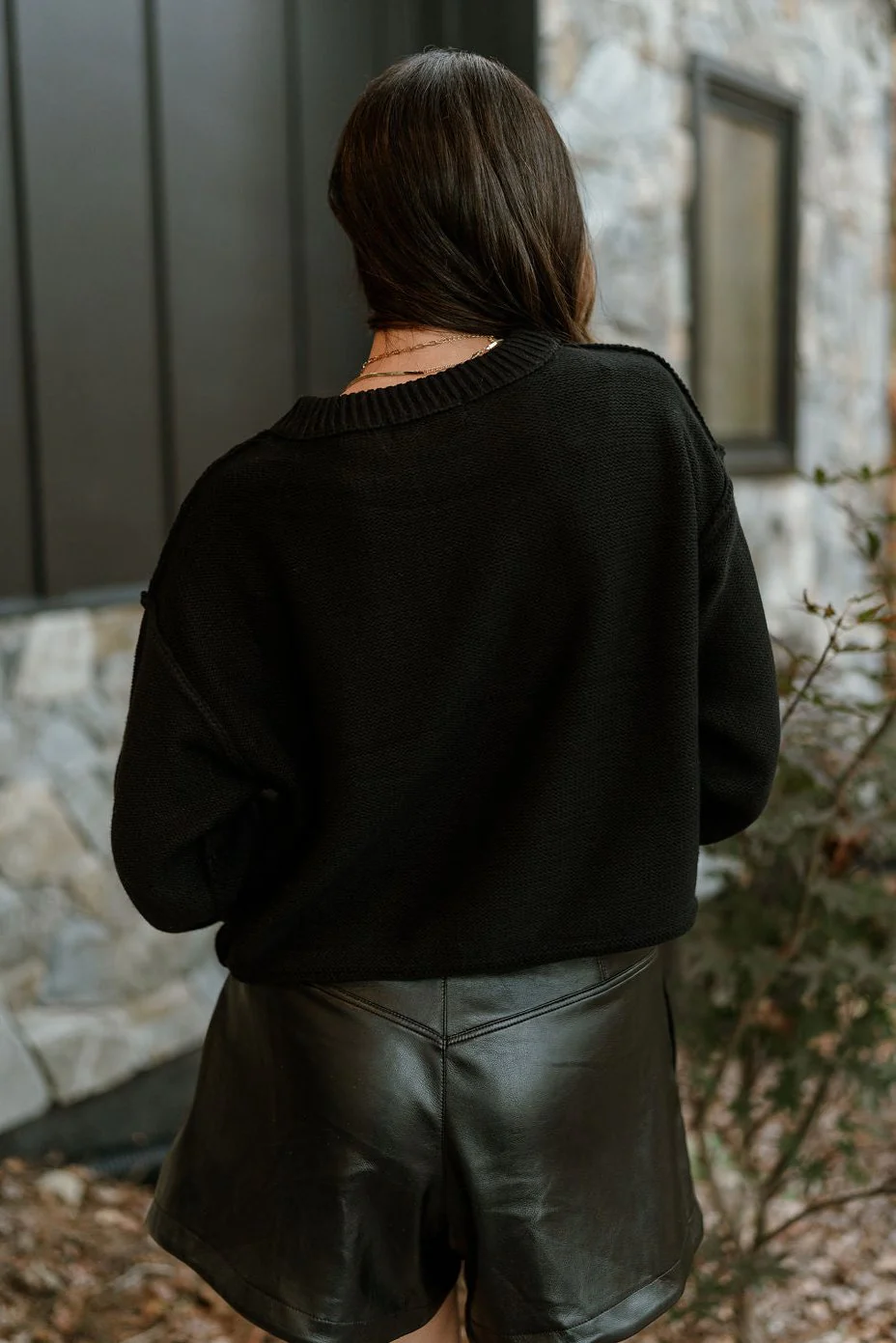 Olivia Black Long Sleeve Sweater - Image 9