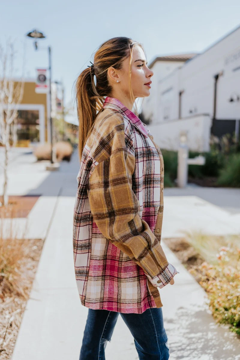 On The Road Plaid Shacket - Image 3