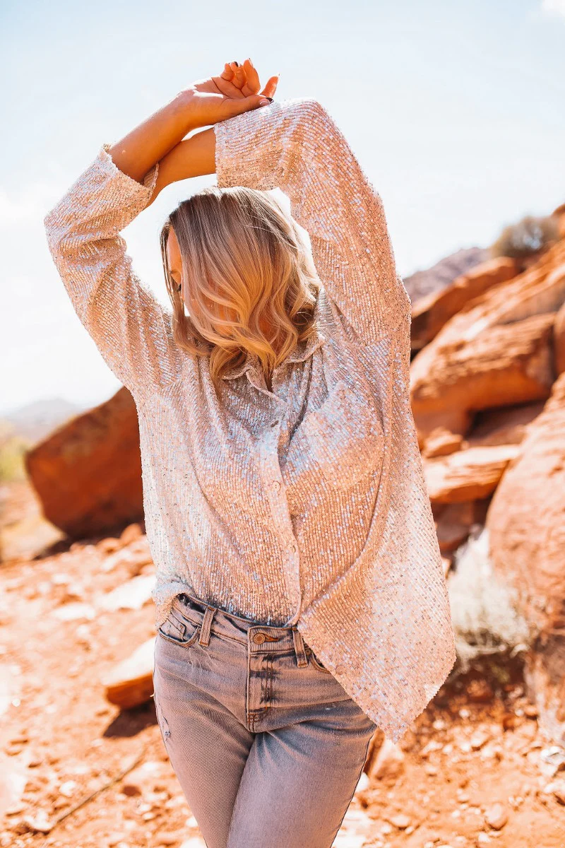 Star Gazing Sequin Top - Image 4