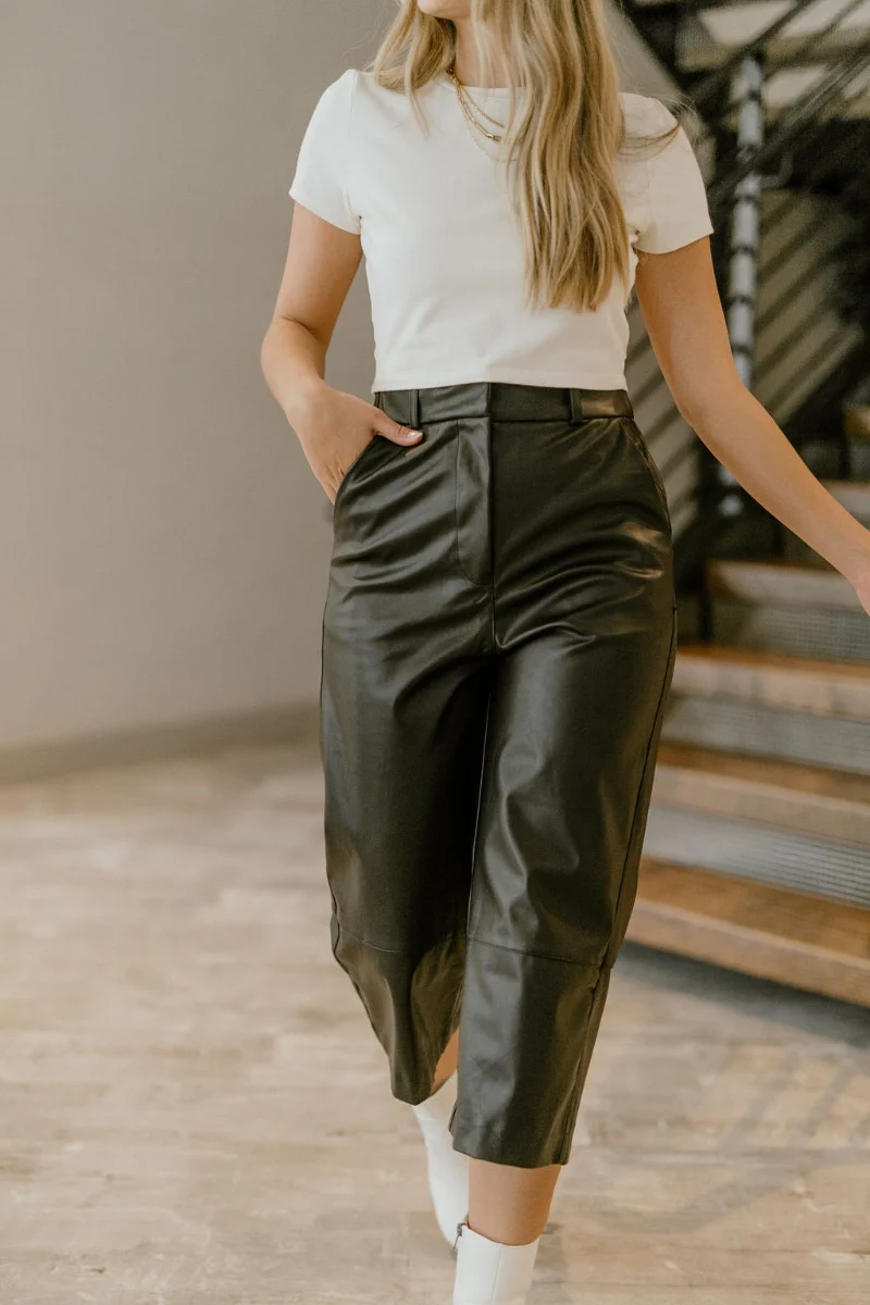 Own It Faux-Leather Pants - Image 3