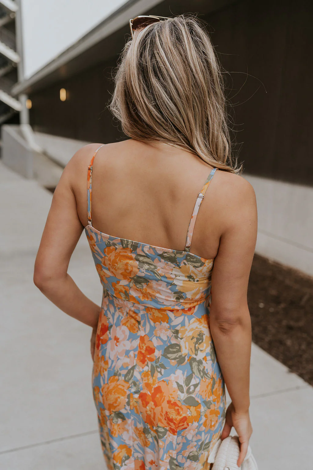 Paislee Multi Floral Midi Dress - Image 9