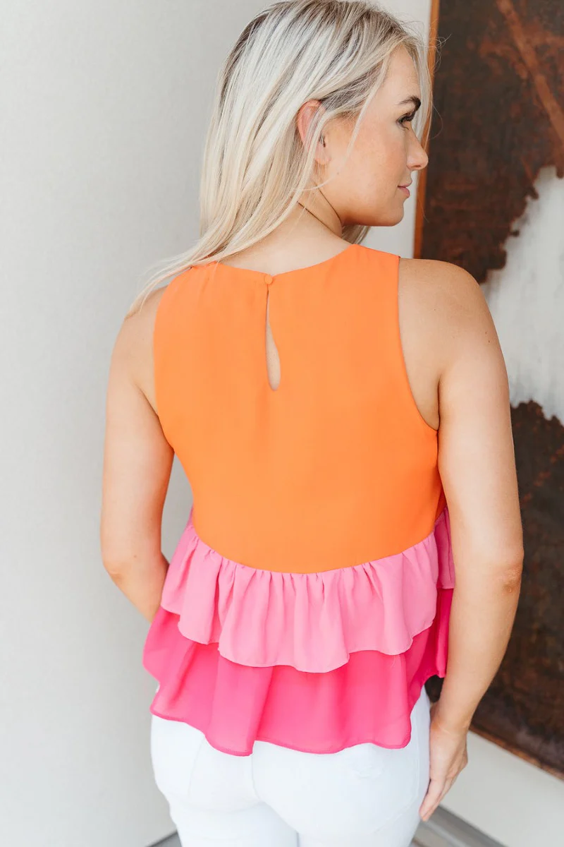 Palm Springs Color Block Top - Image 5