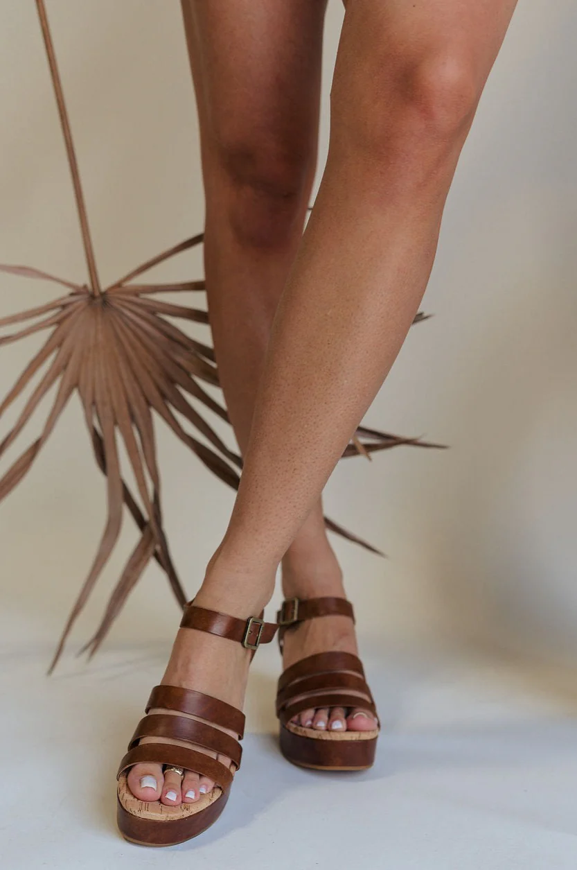 Kork-Ease Pasha Heel Sandal in Brown - Image 2