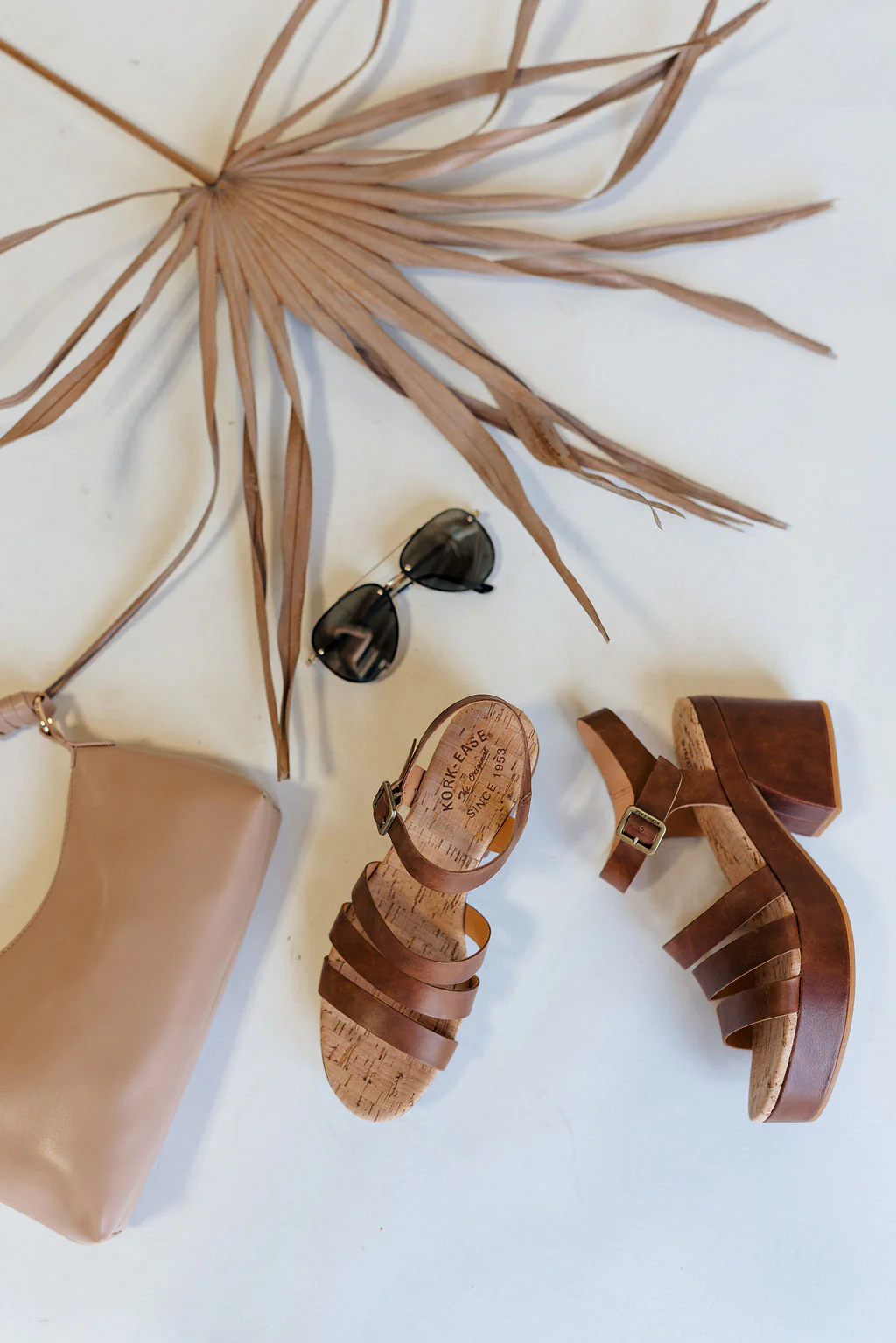 Kork-Ease Pasha Heel Sandal in Brown - Image 4