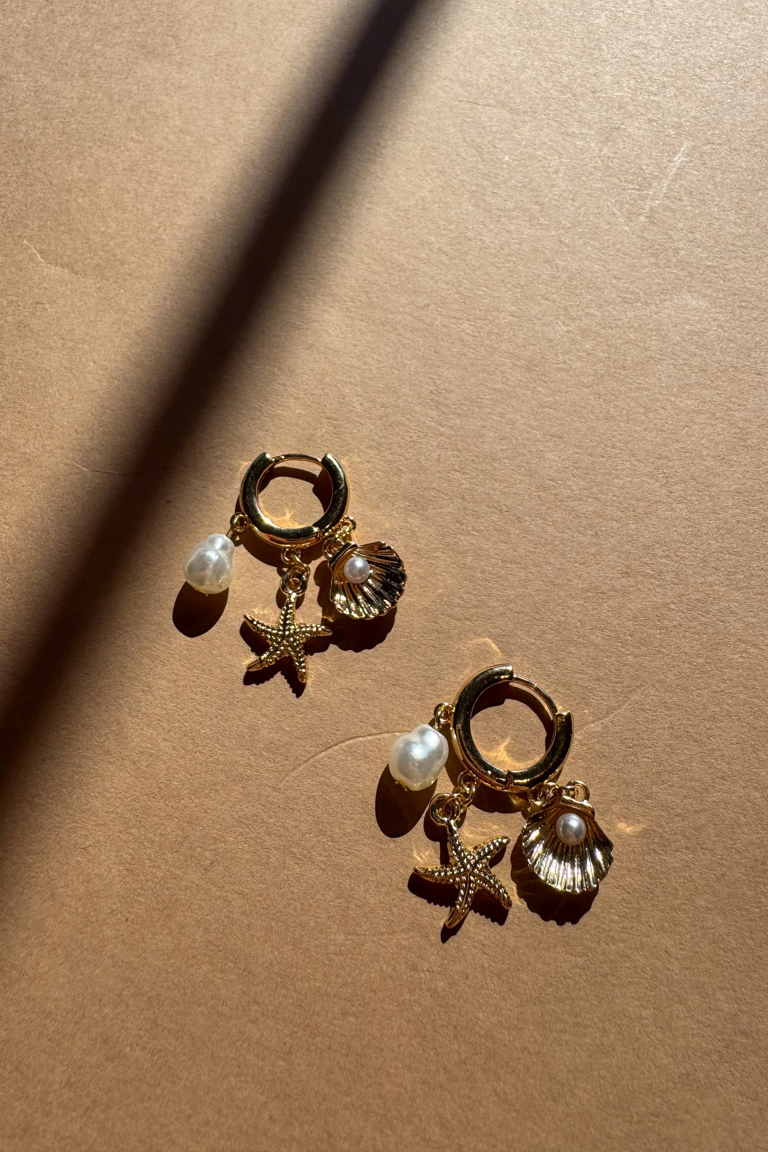 Patricia Coastal Charm Huggie Earrings - Image 2