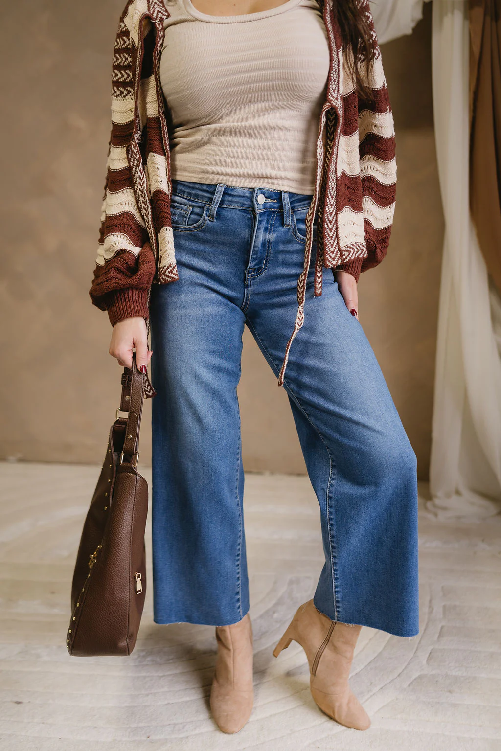 Paulina Medium Wash Wide Leg Jeans - Image 2
