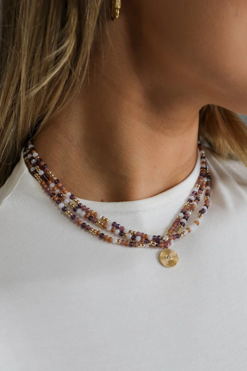 Penelope Beaded Layered Necklace