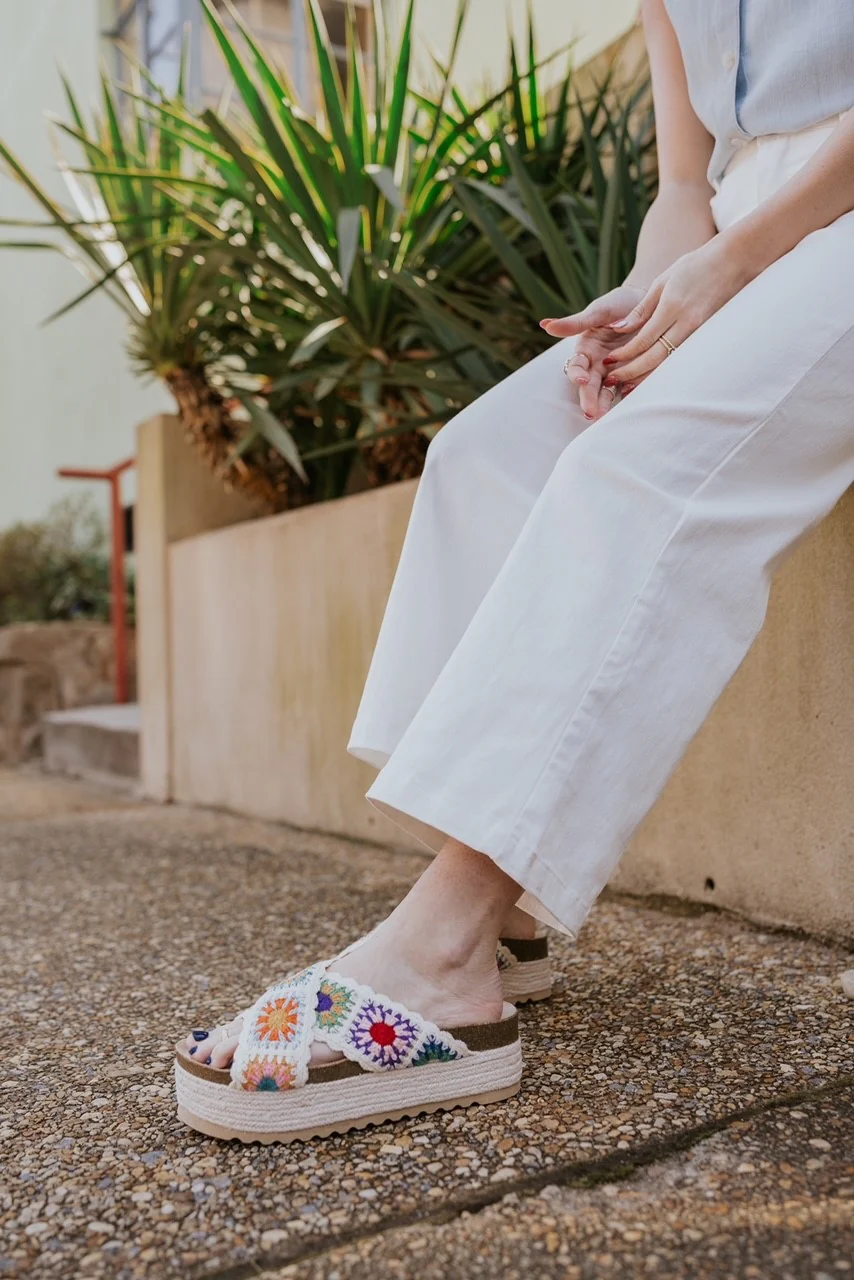 Plays Crochet Platform Sandal - Image 3