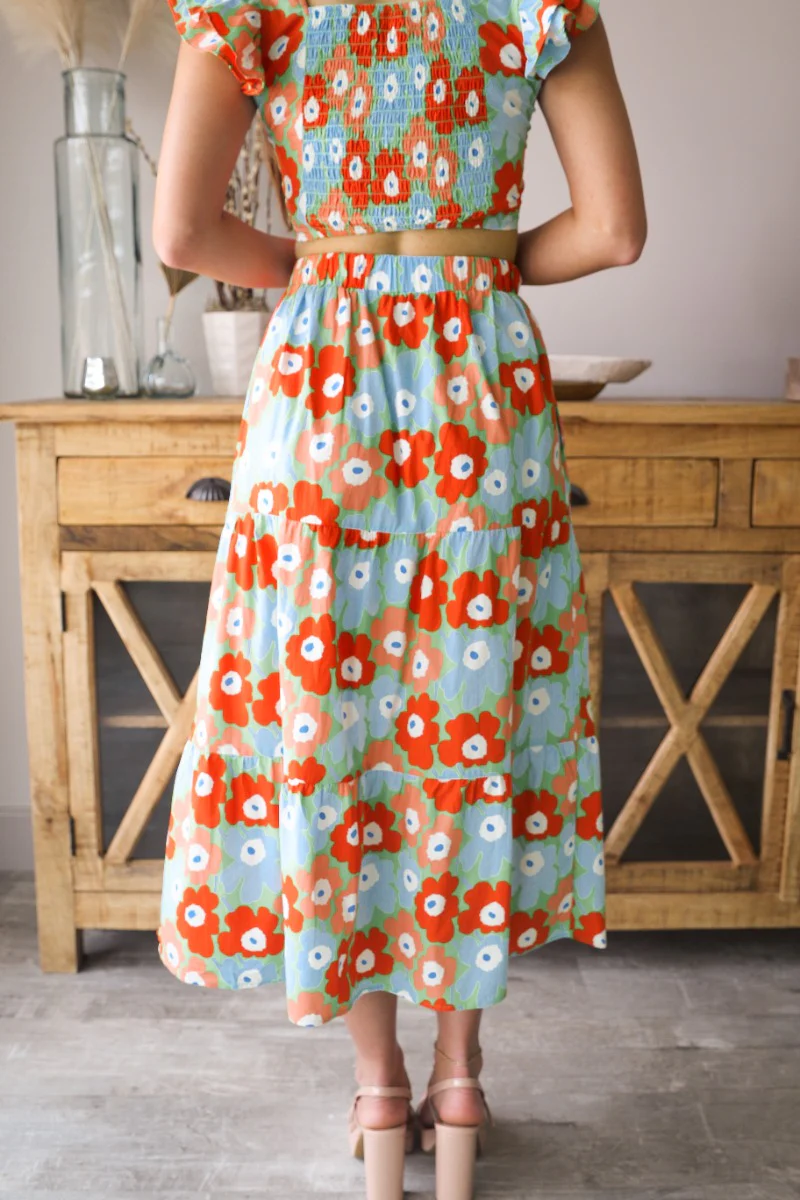 Poppy Field Floral Skirt - Image 4