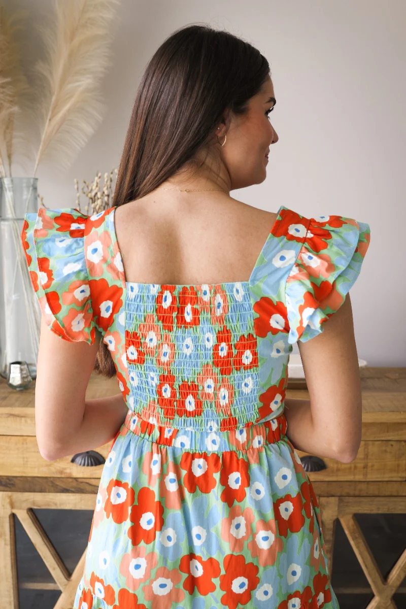 Poppy Field Floral Top - Image 4