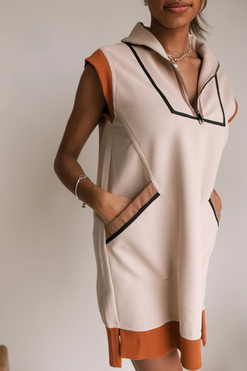 Portia Collared Athletic Dress - Image 4