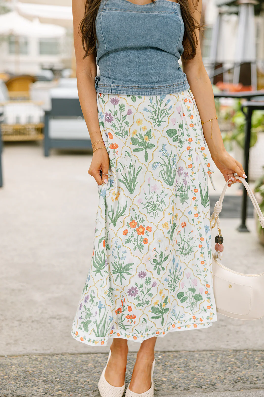 Gemma Floral Midi Skirt - Image 2