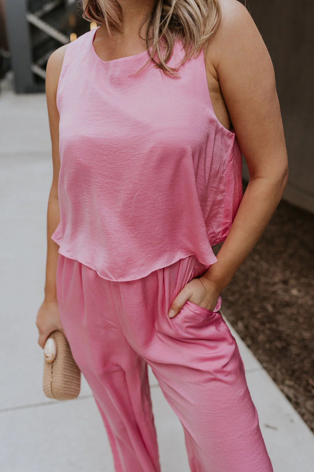 Rowan Pink Sleeveless Jumpsuit - Image 4