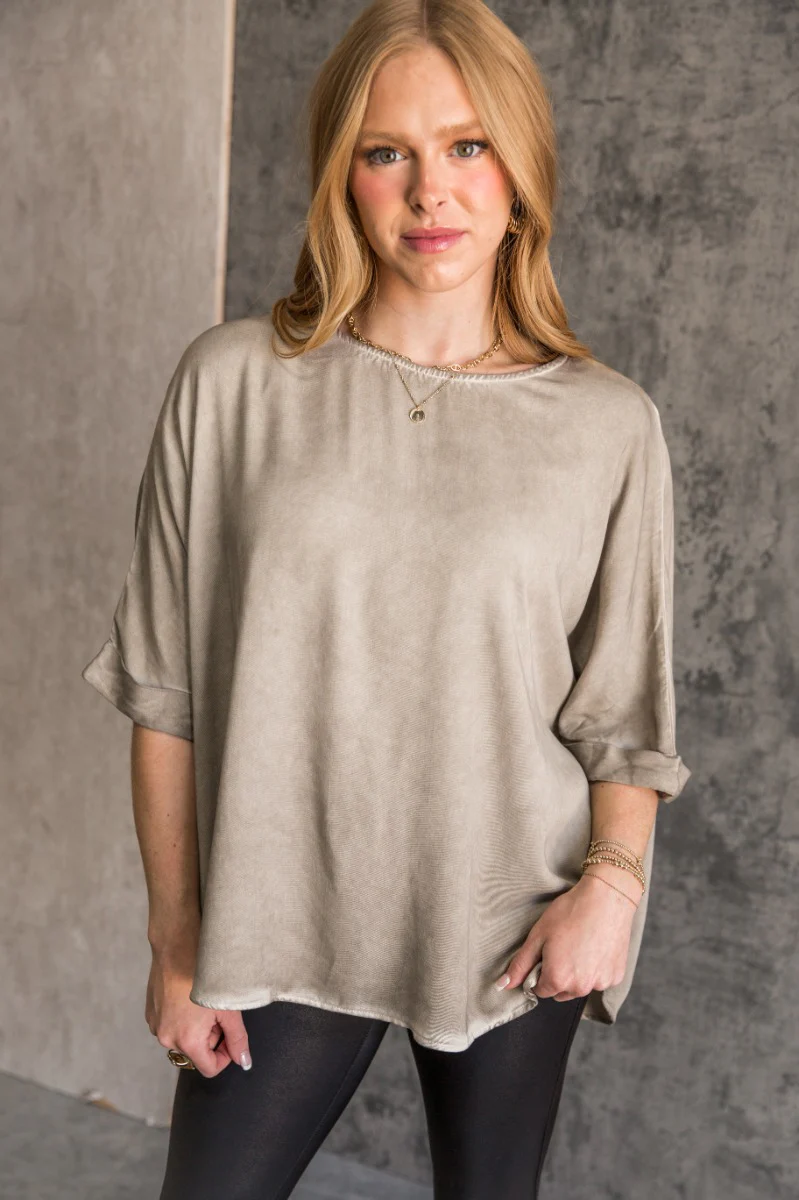 Raelyn Mocha Brown Top - Image 2