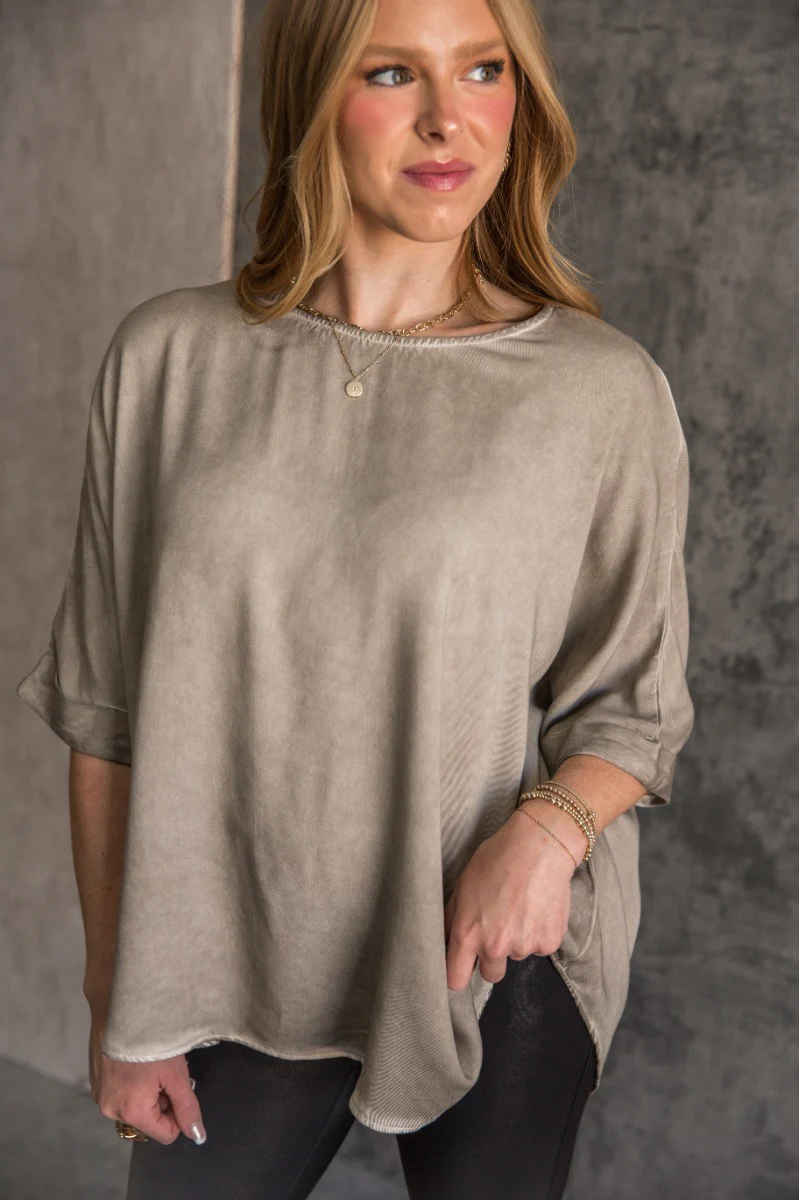 Raelyn Mocha Brown Top - Image 3