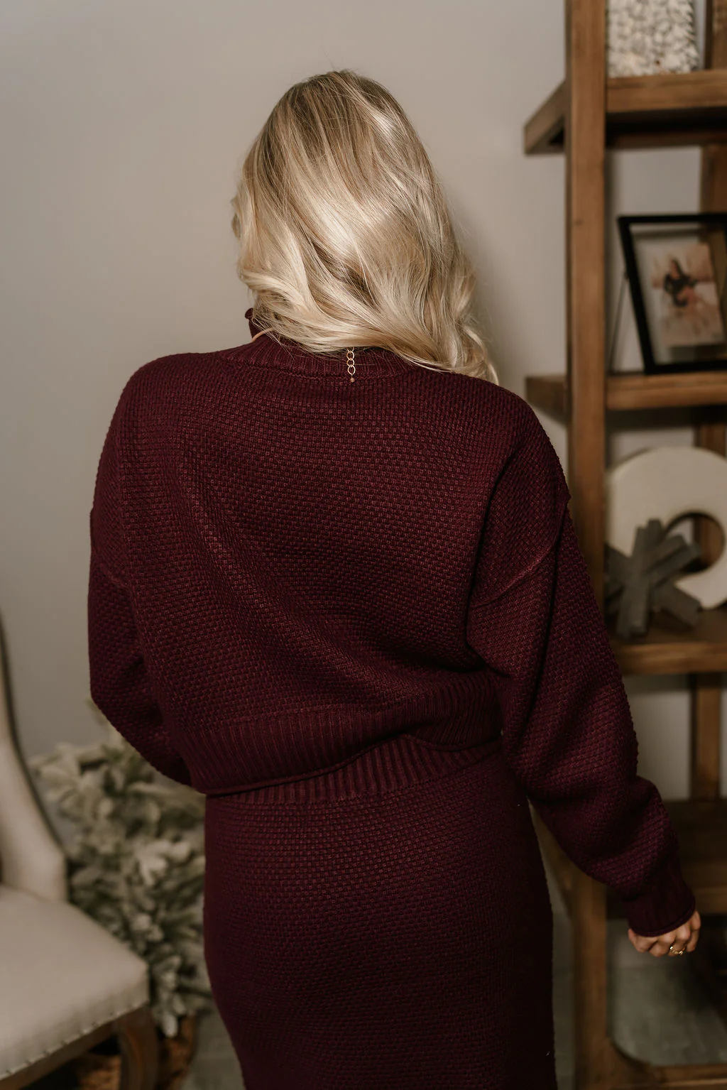 Raelyn Plum Purple Knit Sweater - Image 10