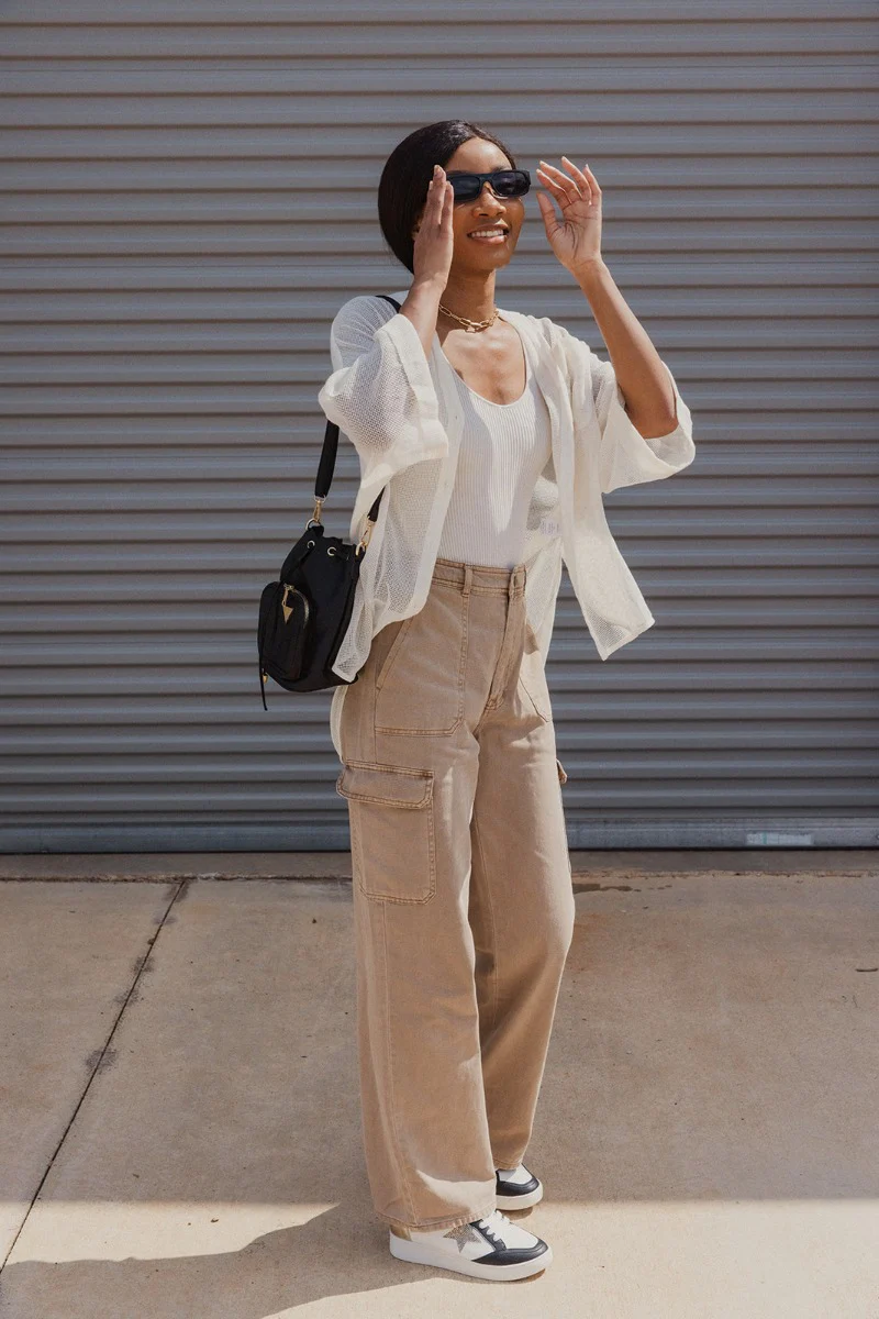Ready or Not Cargo Pants in Brown