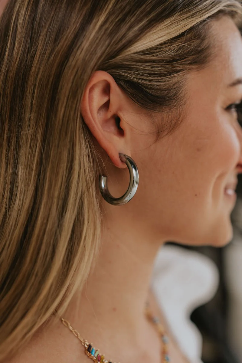 Real Life Hoop Earrings