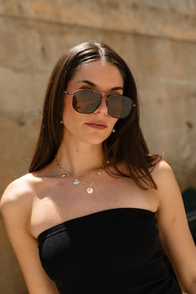 Regan Sunglasses in Brown - Image 2