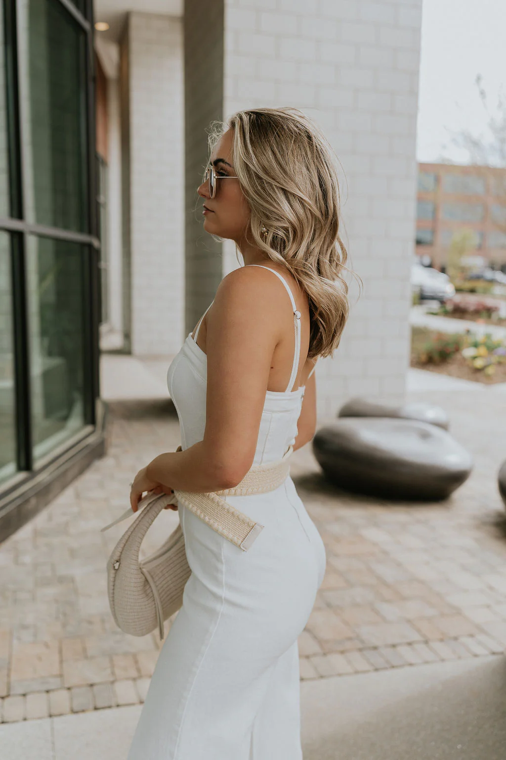 Regan Wide Leg Denim Jumpsuit - Image 14