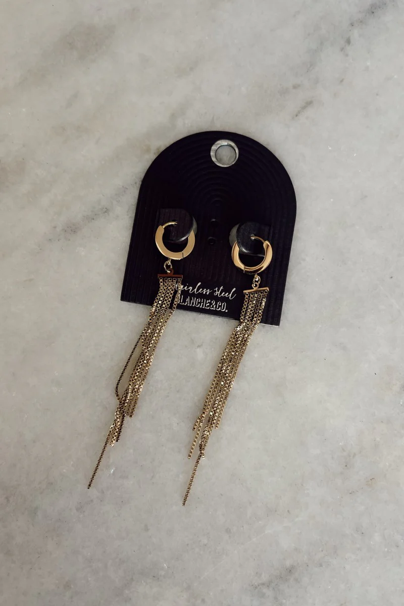 Remi Gold Fringe Earrings