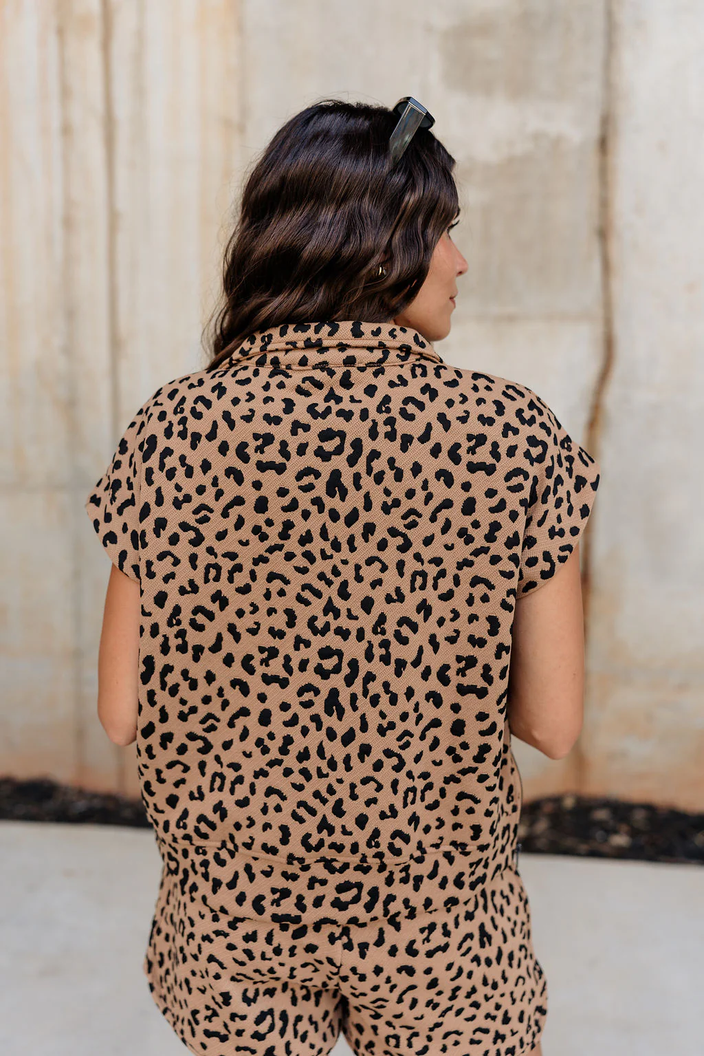 Riley Cheetah Quarter-Zip Top - Image 4