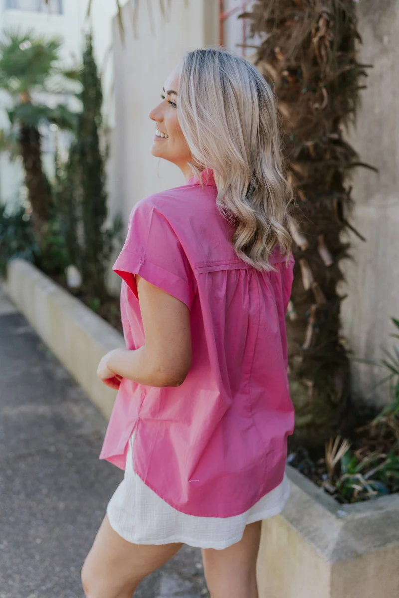 Road Trip Top in Pink - Image 4