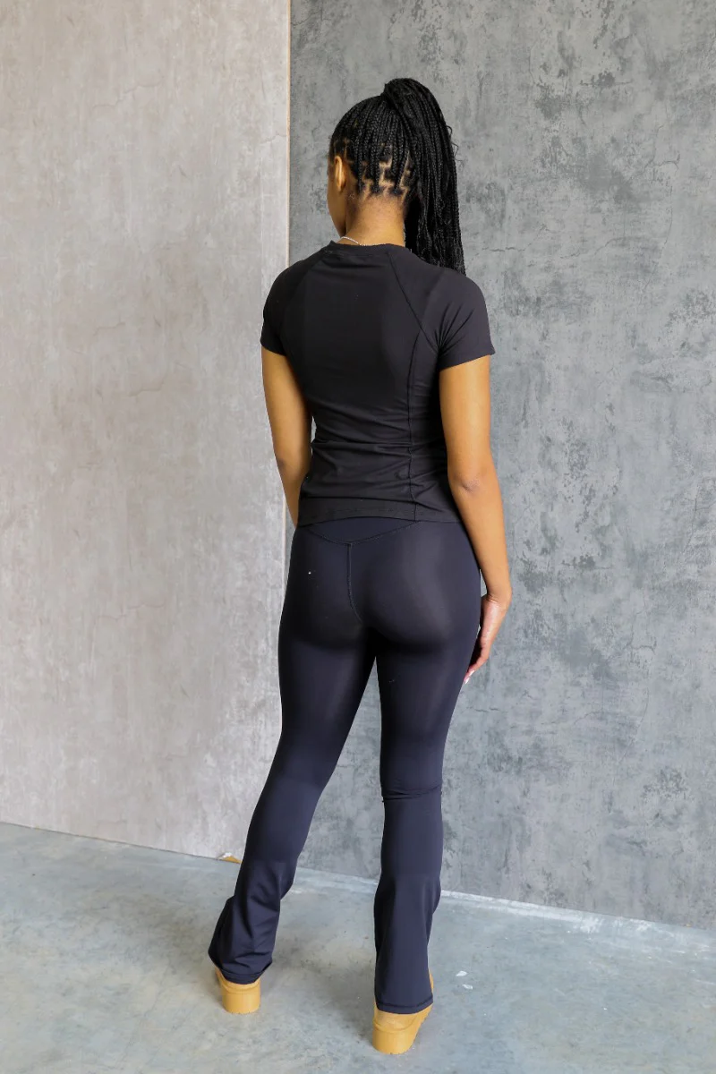 Robin Black Athletic Short Sleeve Top - Image 6