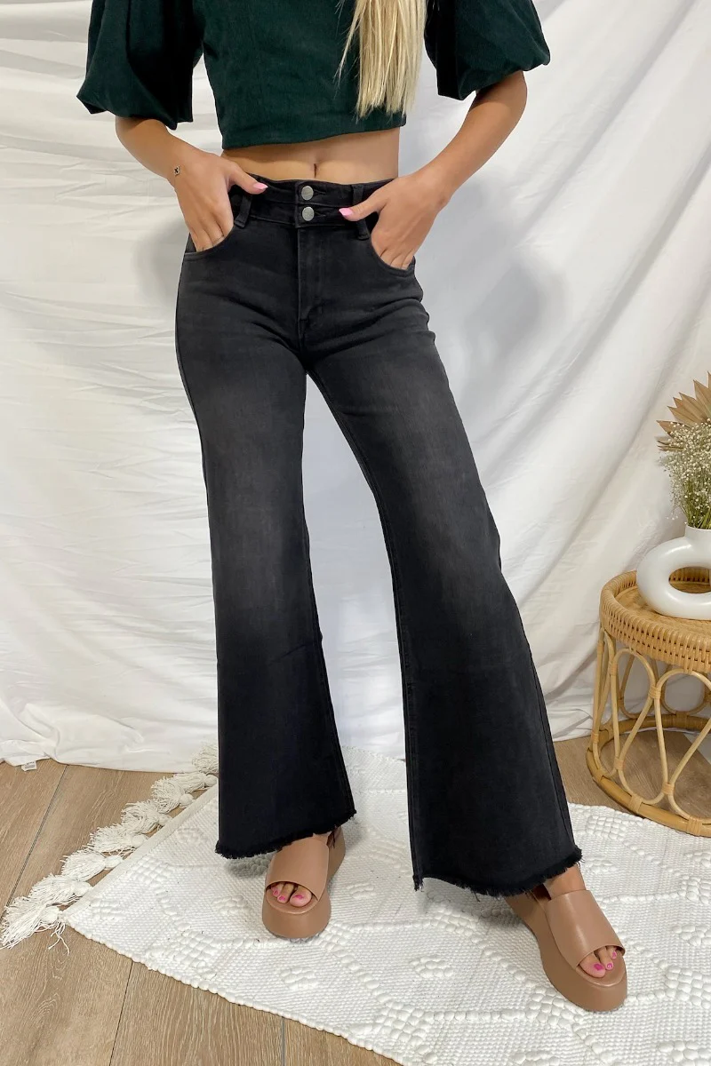 Rooted Denim: Crue Flare Jeans