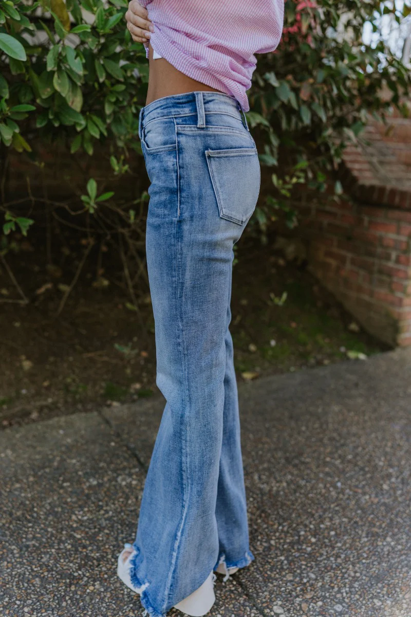 Rooted Denim: Dallas Flare Jeans - Image 3