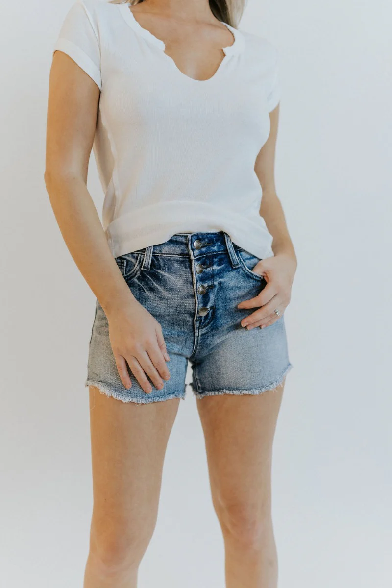Rooted Denim: Walk In The Park Shorts - Image 2