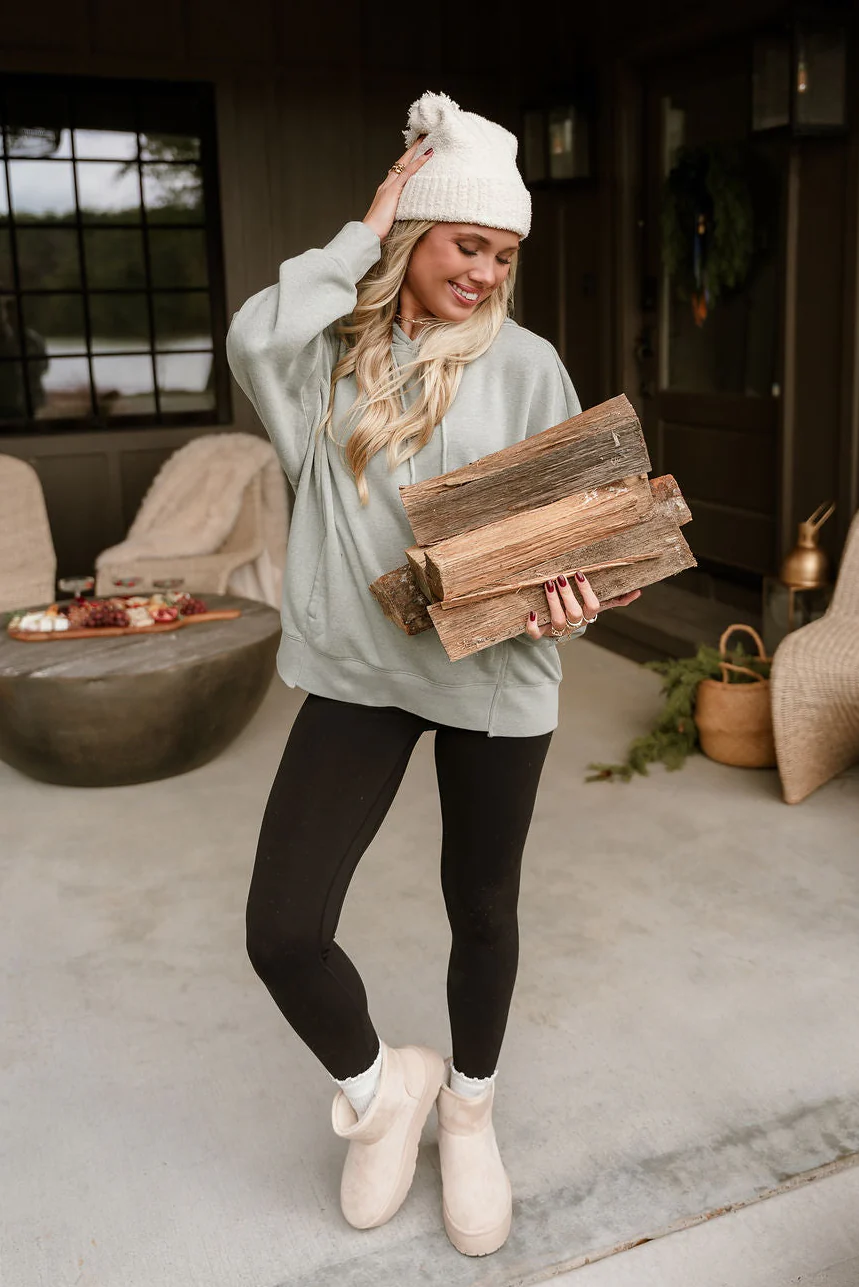 Rowyn Sage Green Hoodie Sweatshirt