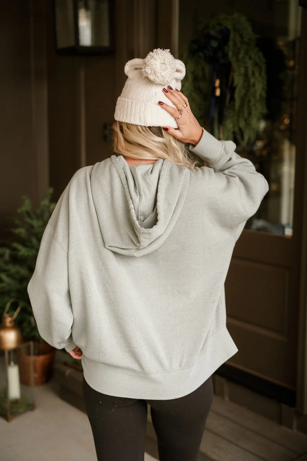 Rowyn Sage Green Hoodie Sweatshirt - Image 11