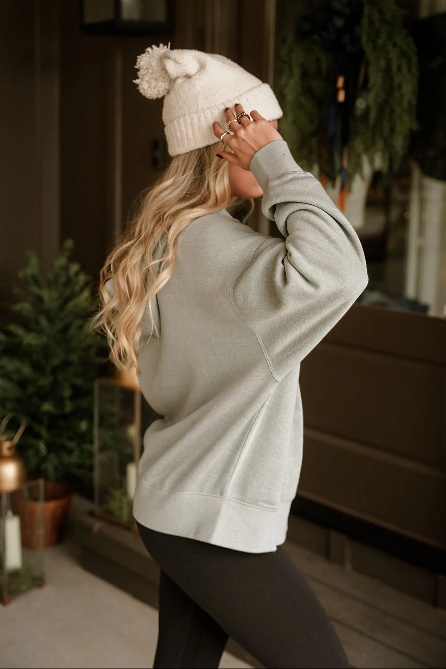 Rowyn Sage Green Hoodie Sweatshirt - Image 3