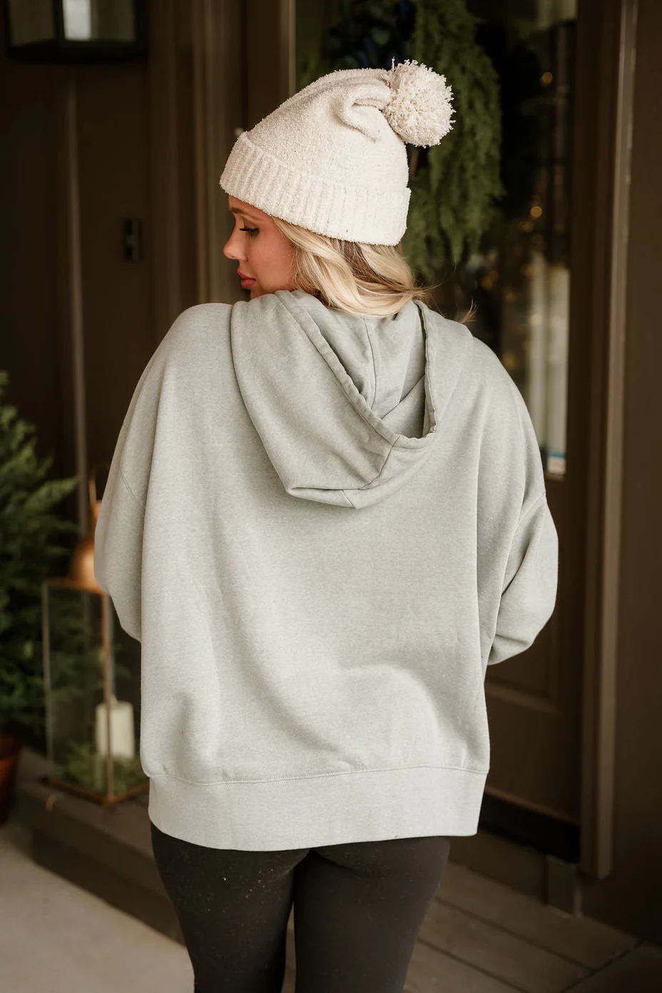 Rowyn Sage Green Hoodie Sweatshirt - Image 4