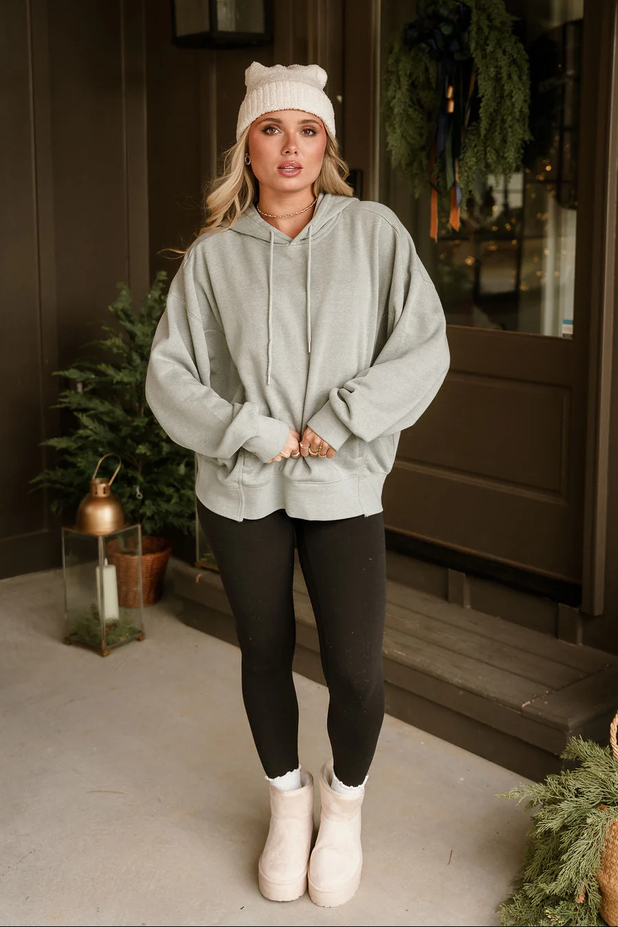 Rowyn Sage Green Hoodie Sweatshirt - Image 5