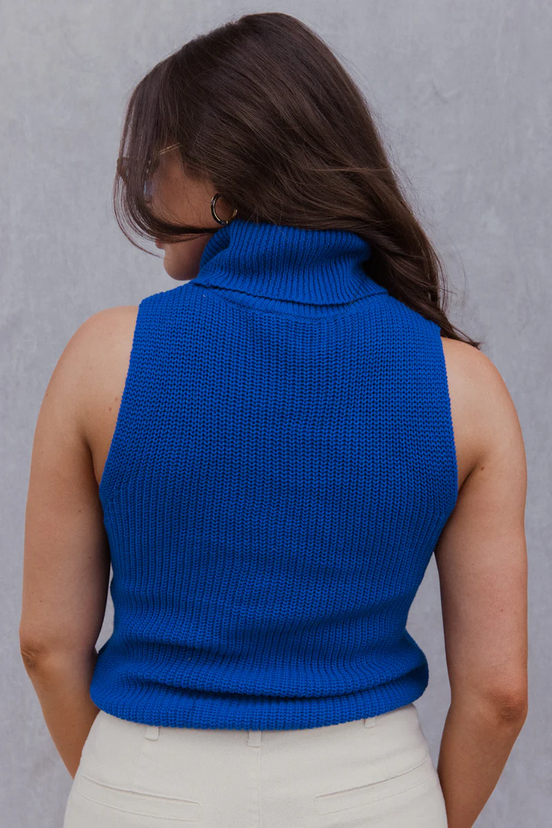 Rule The World Tank in Blue - Image 4